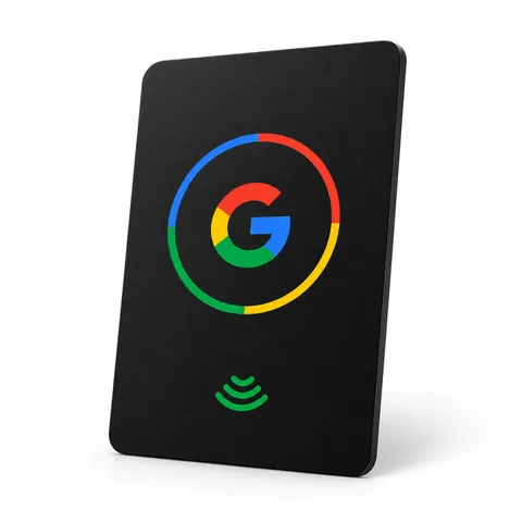 Cartão de PVC com NFC para acessar página de avaliação